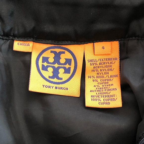 Tory Burch silver and black tweed pencil skirt - Picture 7 of 9